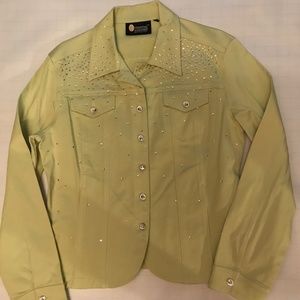 Christine Alexander designer jacket with real Swarovski Crystals.